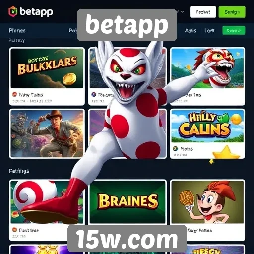 Jogos populares disponíveis no site betapp